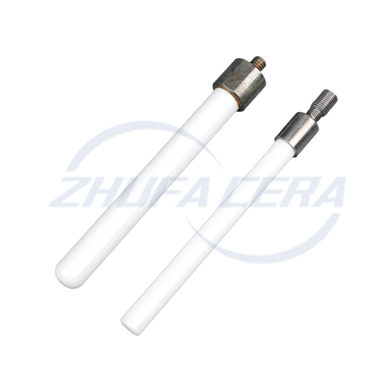 Rod de cerâmica de zircônia com cabeça de metal