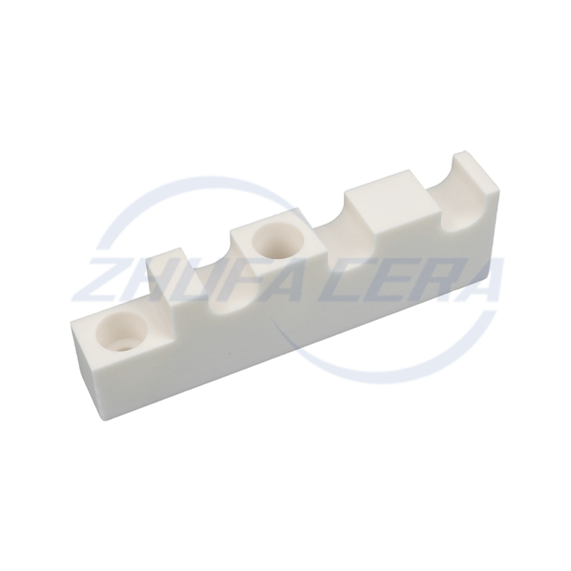 Bloco cerâmico de alumina com formato personalizado