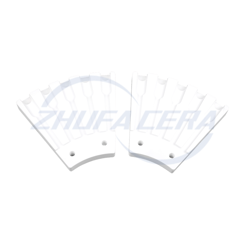 Peças de ventilador de cerâmica de alumina